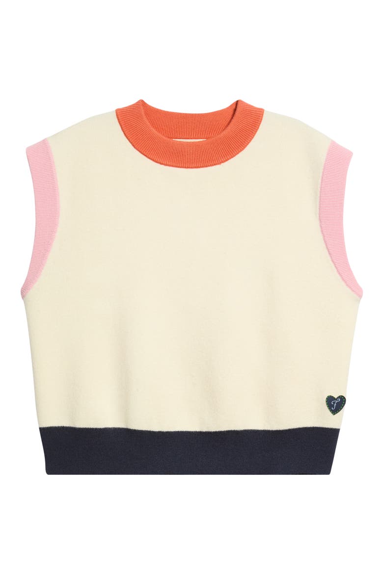 Mickle Sweater Vest, Alternate, color, CREME