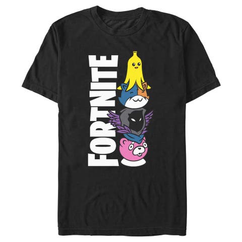 Men's Fortnite Cute Characters Logo  Graphic T-Shirt