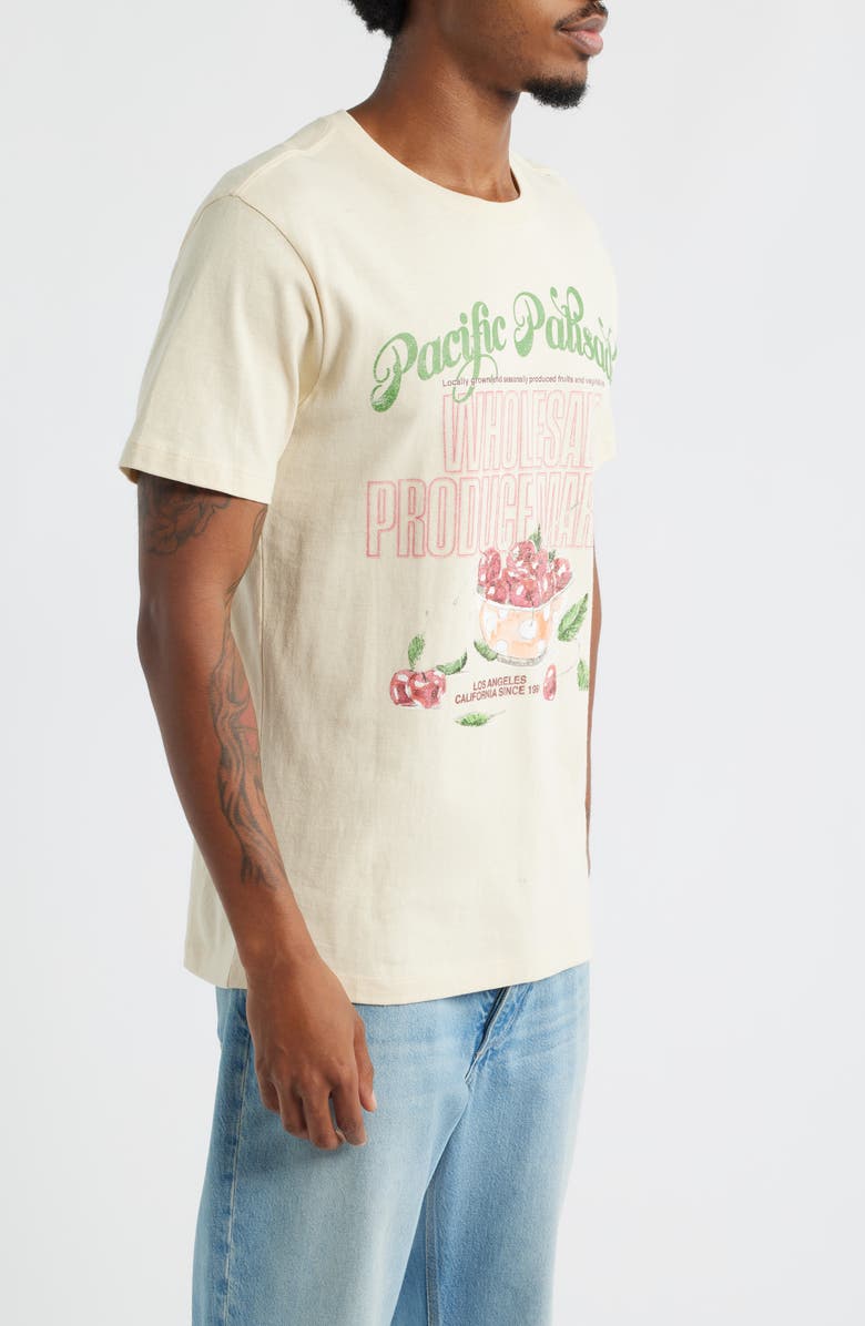 The Forecast Agency Produce Market Cotton Graphic T-Shirt, Alternate, color, Sand