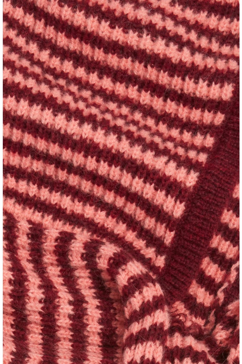 Tie Front Hood Scarf, Alternate, color, MULTI