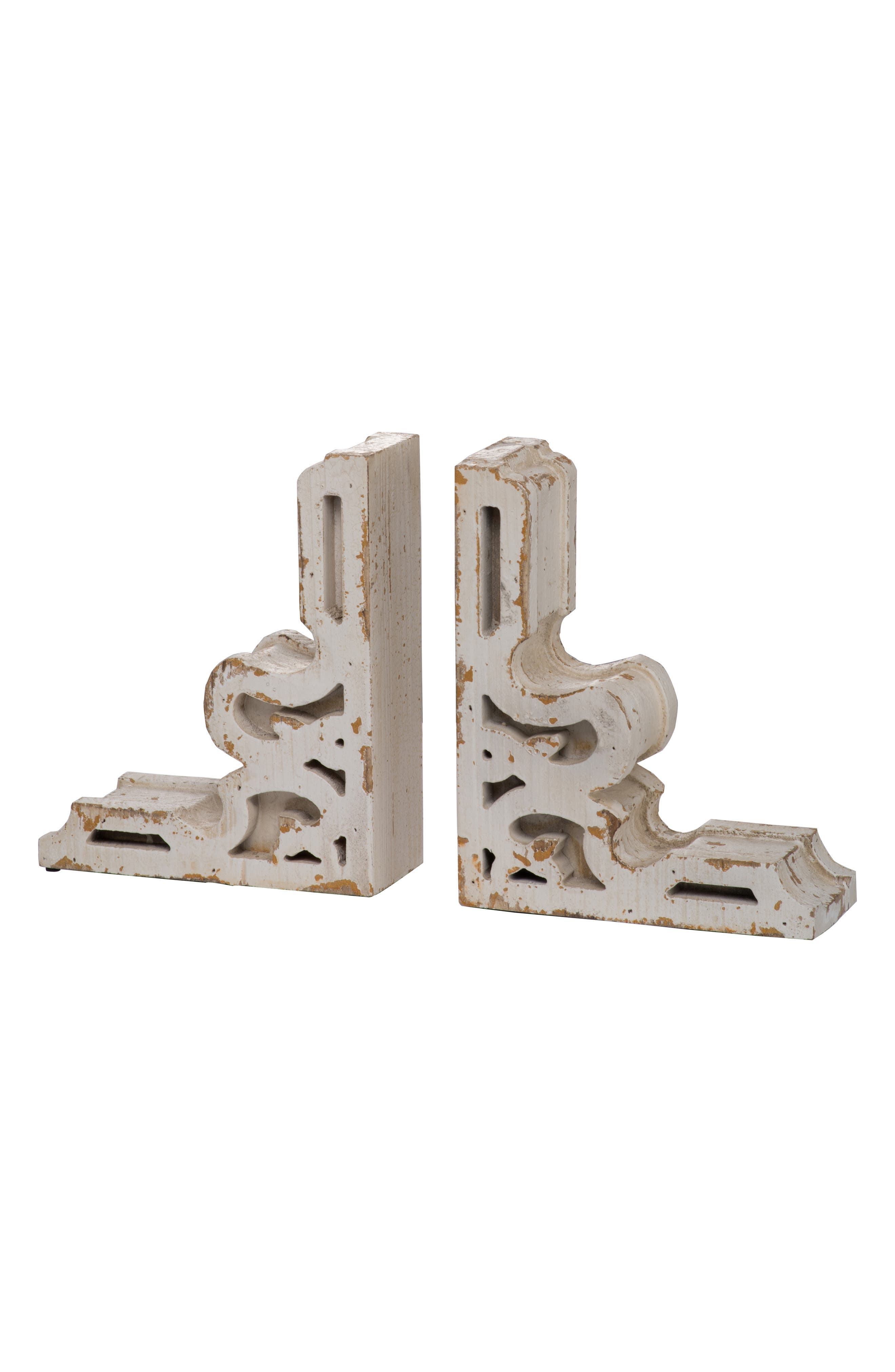 Rustic Wood Bookends