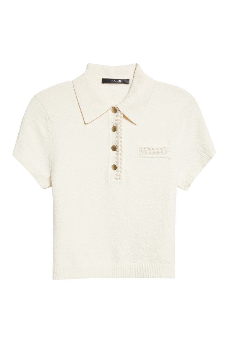 Nova Short Sleeve Terry Cloth Polo, Alternate, color, SANDSTONE