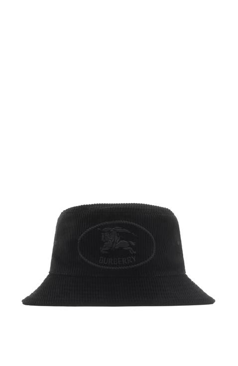 Knight Stamp Corduroy Bucket Hat