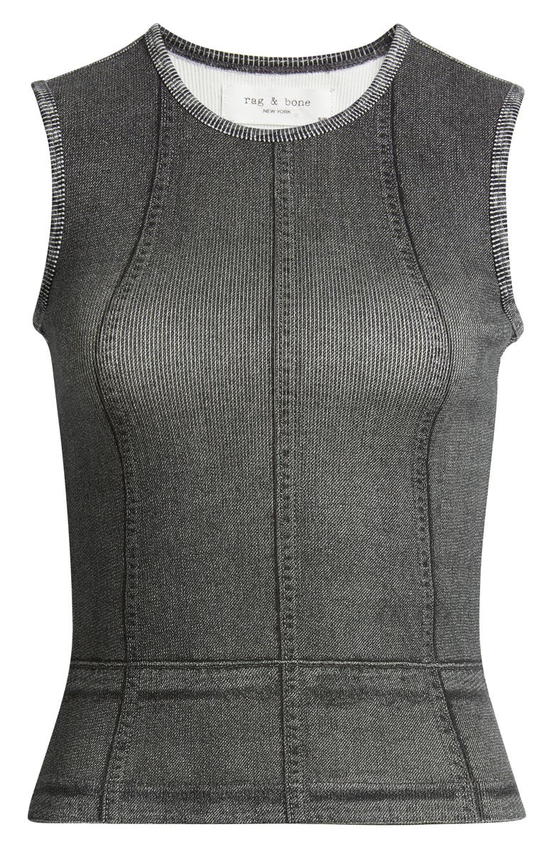 rag & bone Miramar Stretch Cotton Rib Muscle Tank, Alternate, color, 