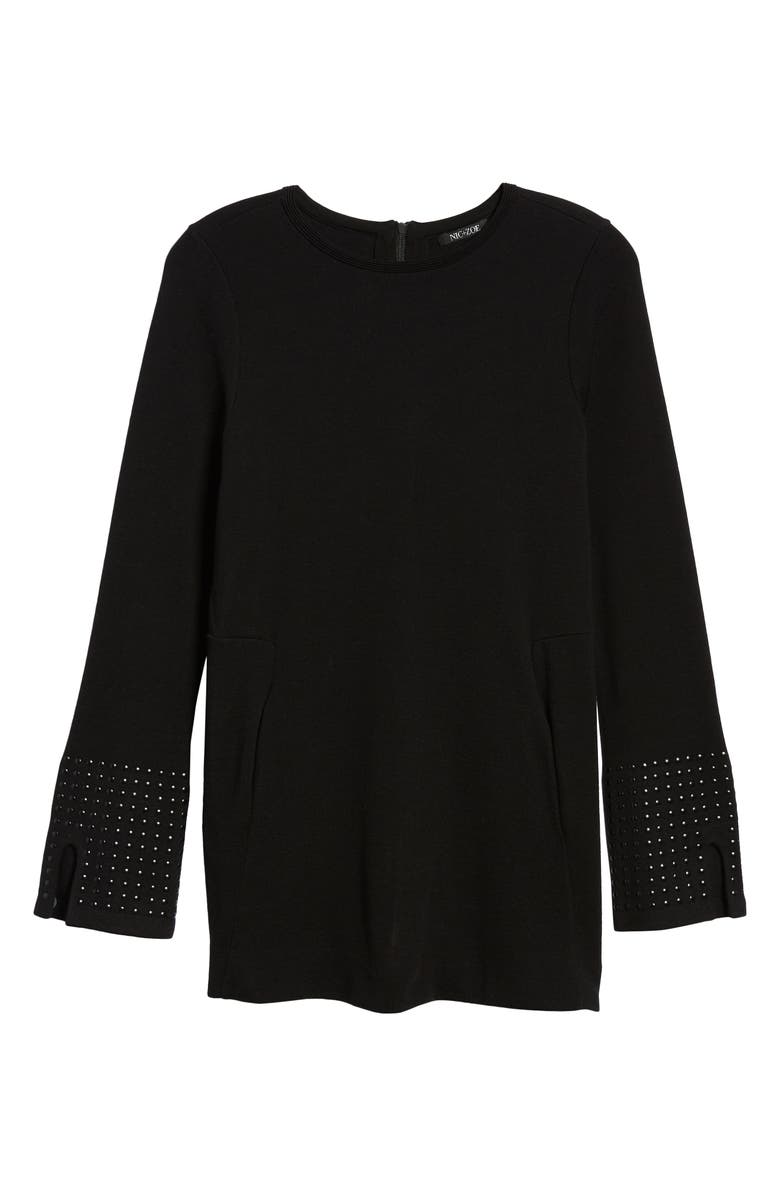 NIC+ZOE Studded Cuff Top, Alternate, color,