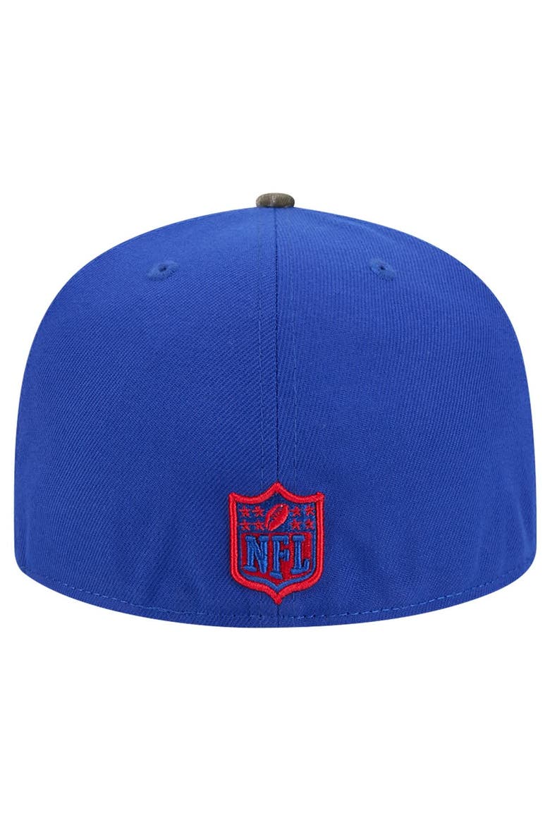 Men's New Era Royal Buffalo Bills Active Two-Tone Camo 59FIFTY Fitted Hat, Alternate, color, Royal