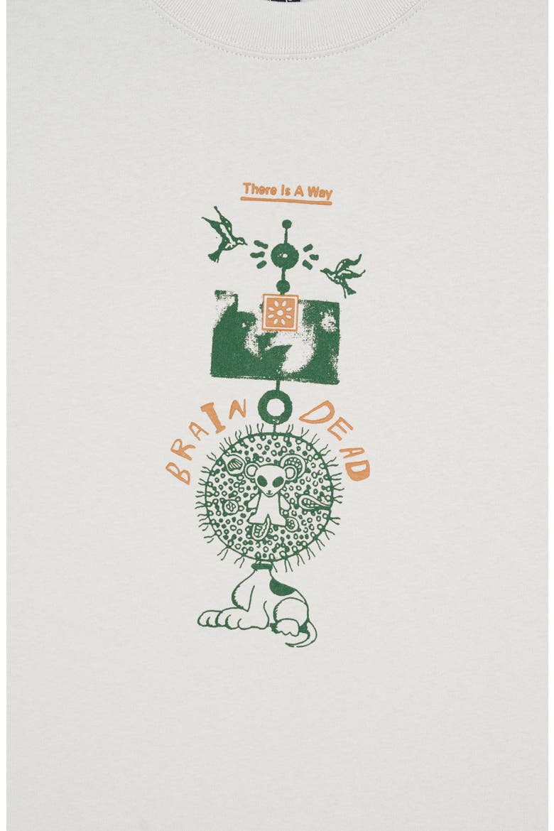 There Is a Way Cotton Graphic T-Shirt, Alternate, color, GREY