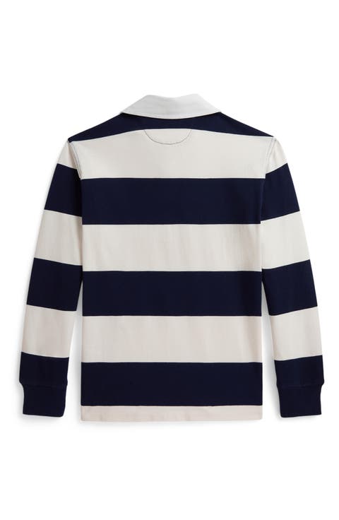 Kids' Stripe Rugby Shirt