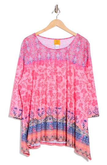 Ruby Rd. Ruby Rd Long Sleeve Tunic Top