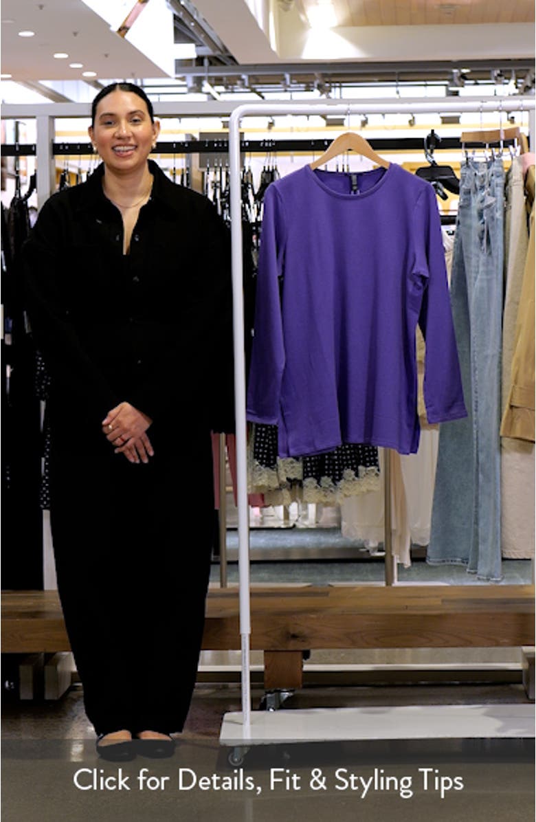 Crewneck Terry Tunic, sales video thumbnail