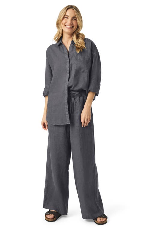 Splendid Bailey Oversize Line Blend Button-up Shirt