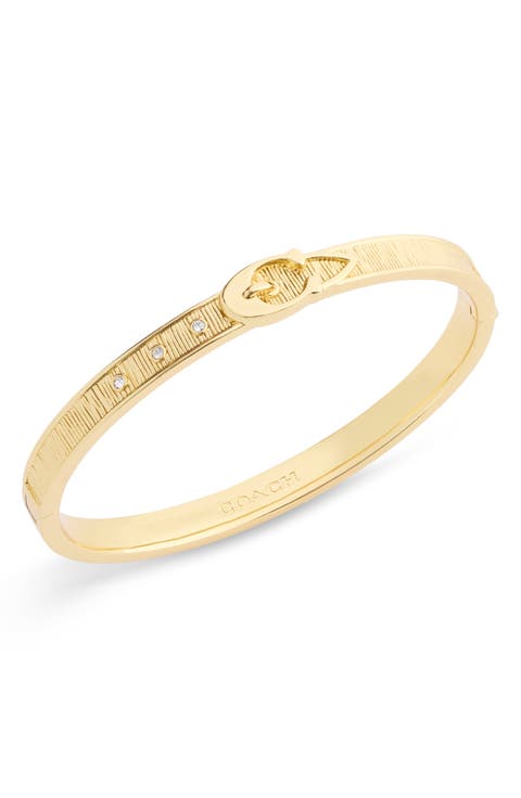 Buckle Brushed Hinge Bangle