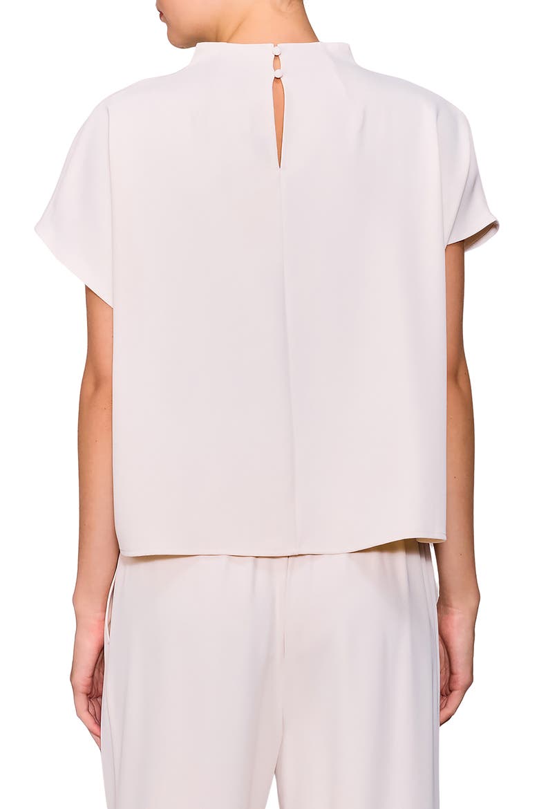 Crepe Top, Alternate, color, BONE