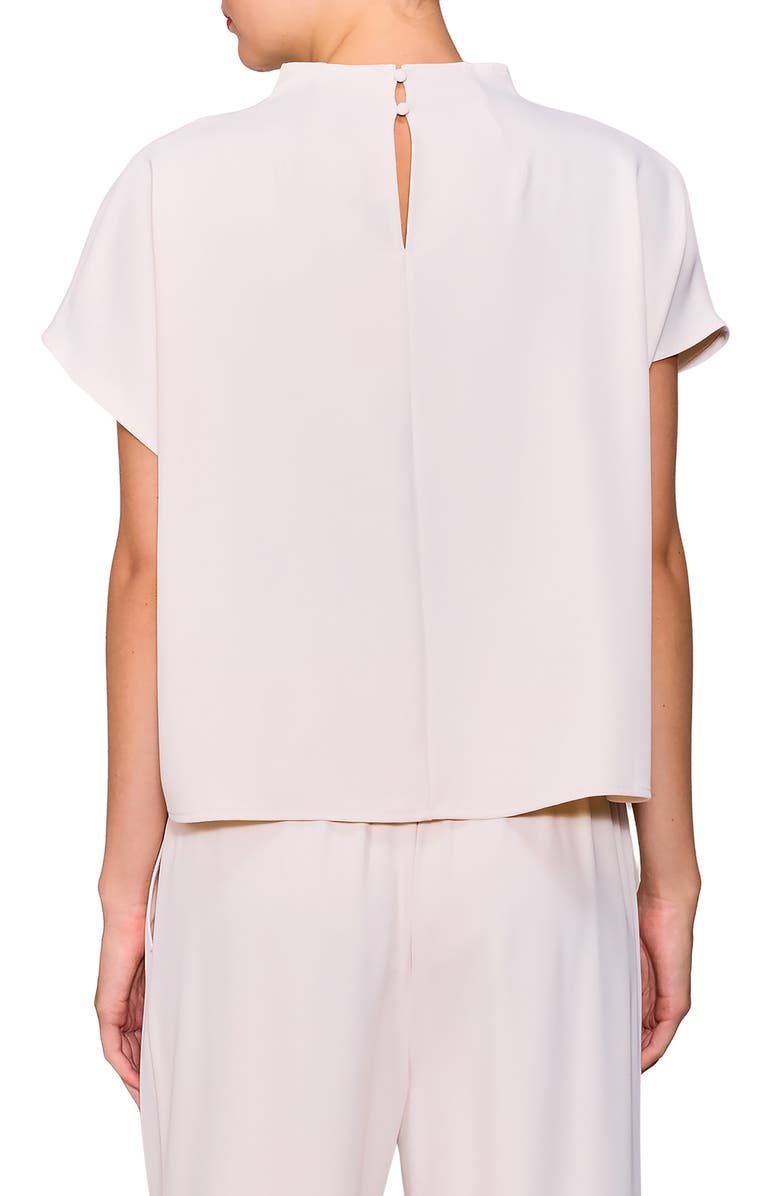 MELLODAY Crepe Top, Alternate, color, Bone