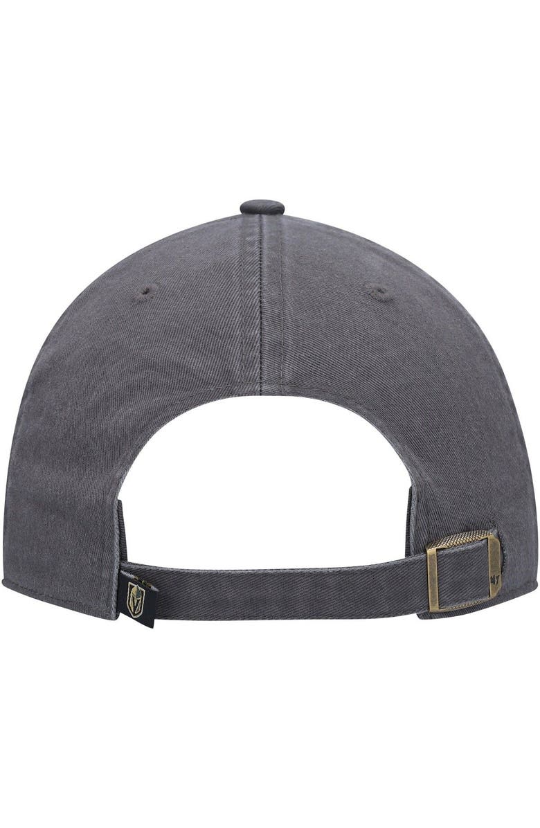 '47 Men's '47 Charcoal Vegas Golden Knights Team Clean Up Adjustable Hat, Alternate, color, Charcoal