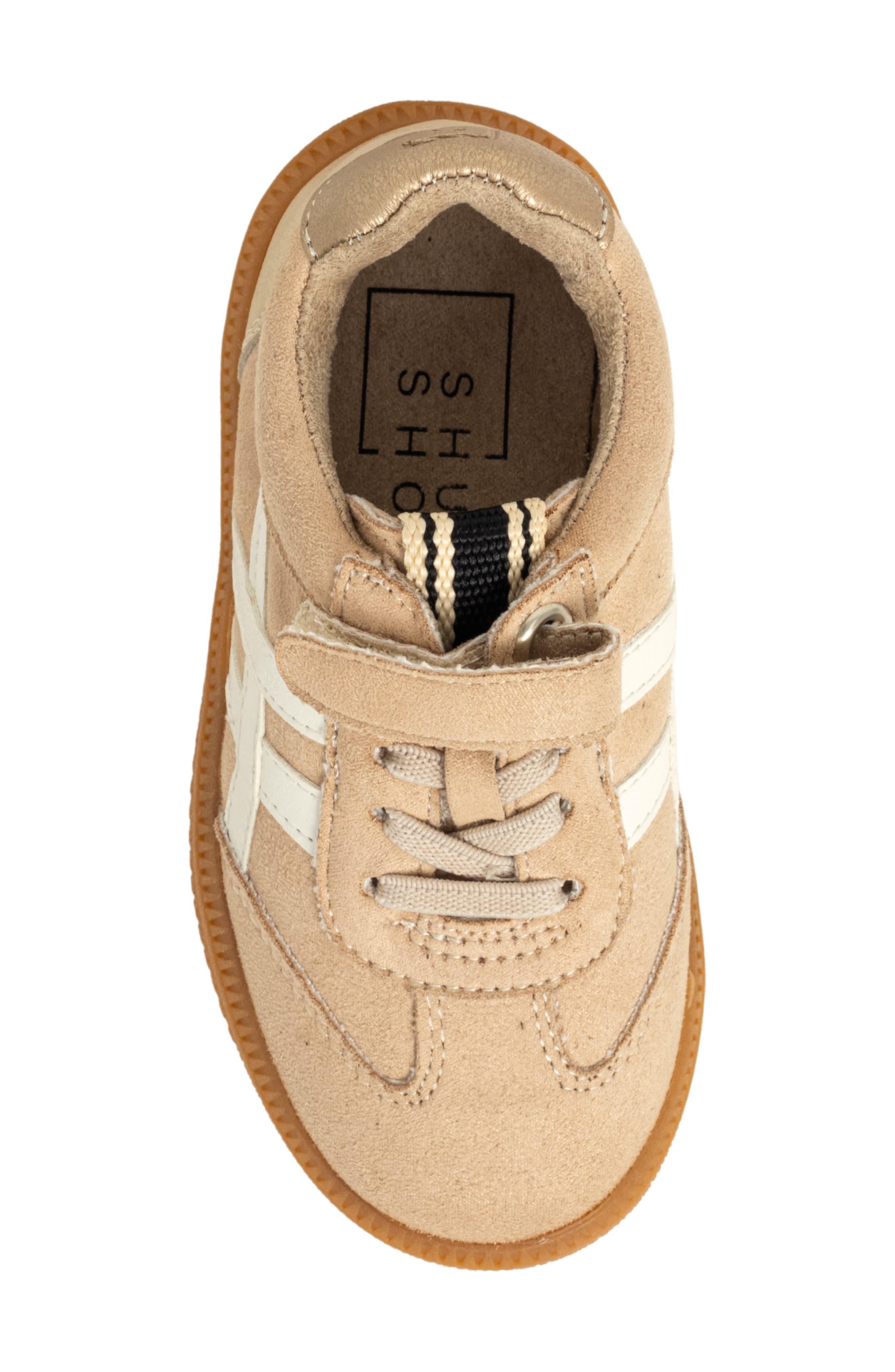 Kids' Sasha Mini Sneaker, Alternate, color, NUDE SUEDE