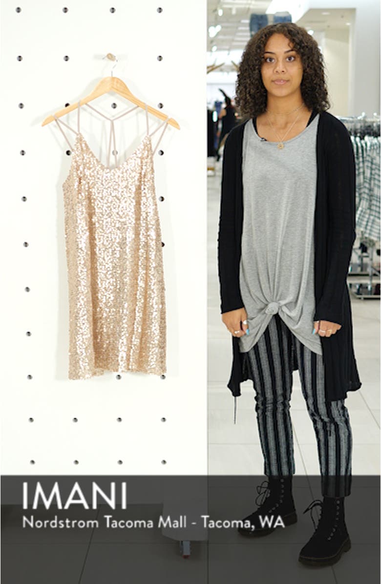 Strappy Sequin Slipdress, sales video thumbnail