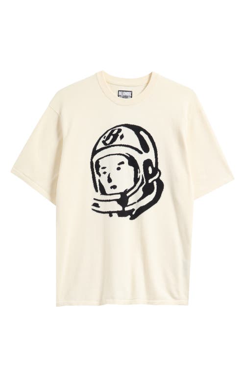 Billionaire Boys Club Bb Helmet Head Cotton Graphic Sweater Tee In White
