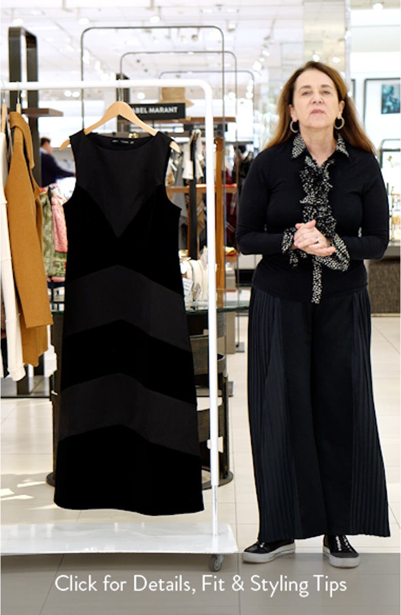 Velvet & Satin A-Line Dress, sales video thumbnail