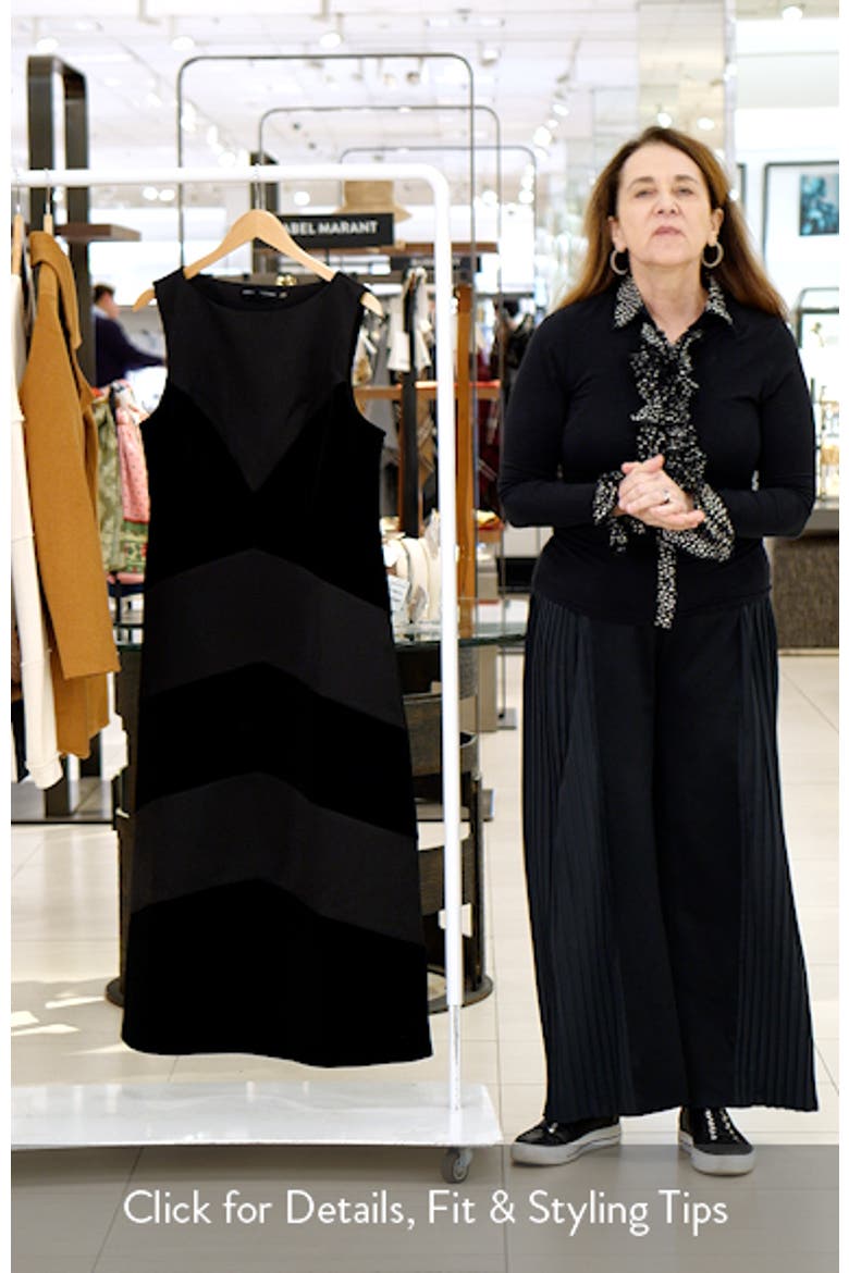 Velvet & Satin A-Line Dress video