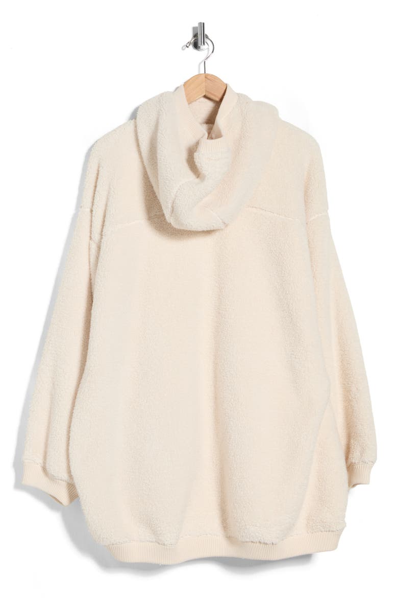 Salopette Oversize Hoodie, Alternate, color, IVORY COMBO