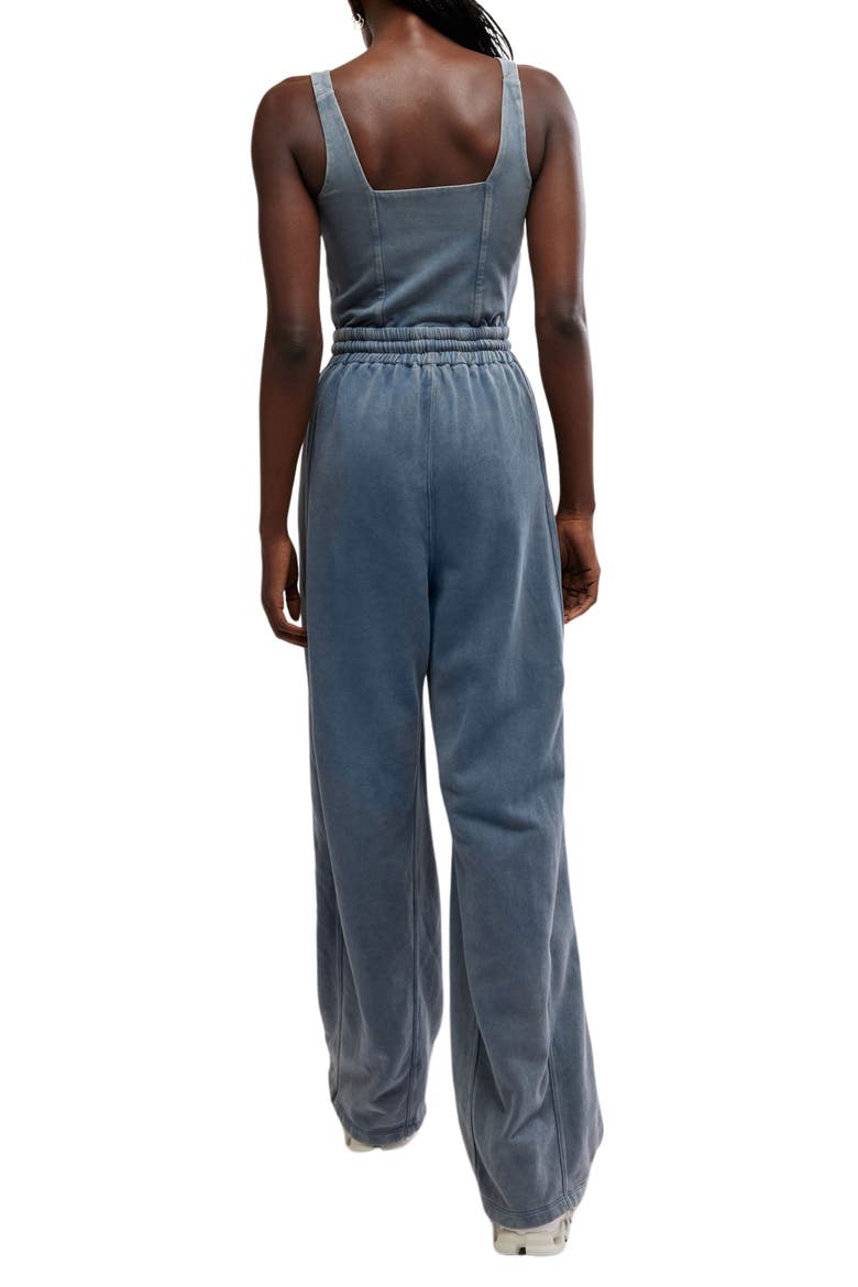 FP Movement Inbound Stretch Cotton Jumpsuit, Alternate, color, SKYLINE