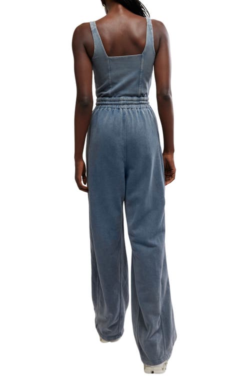 Free People Fp Movement Inbound Stretch Cotton Jumpsuit In Skyline