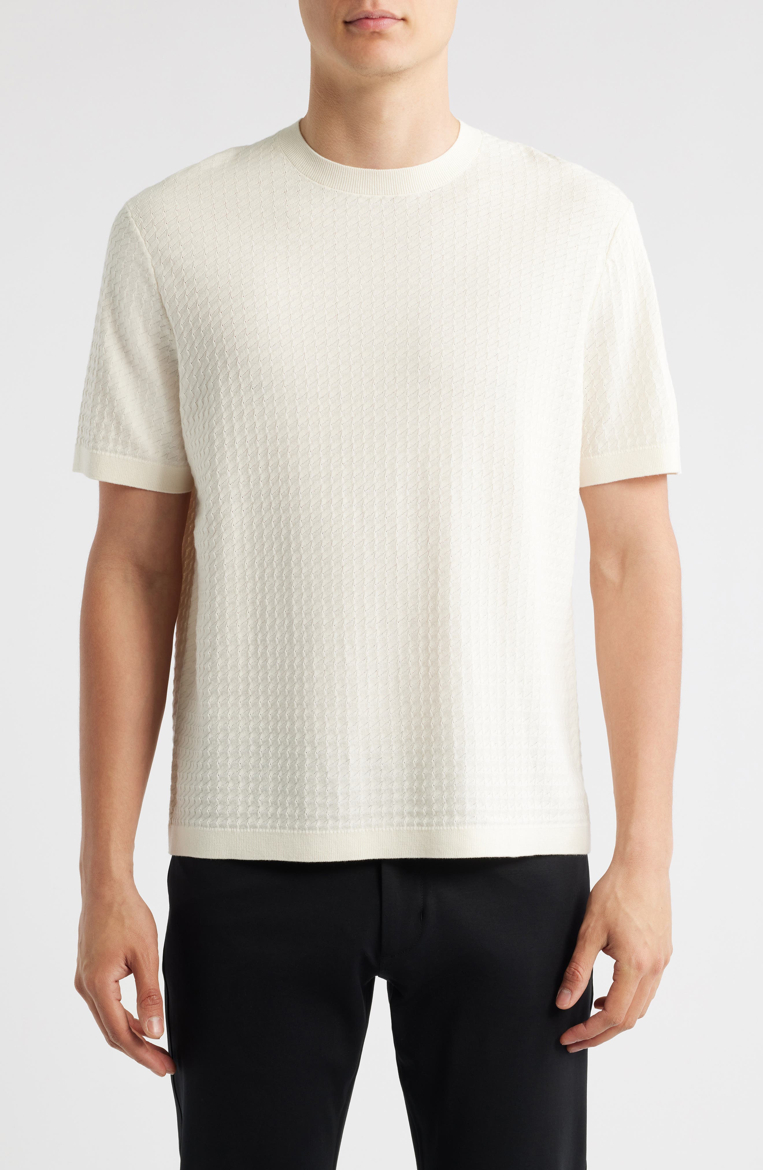 Theory Damian Tactile Crewneck T-Shirt