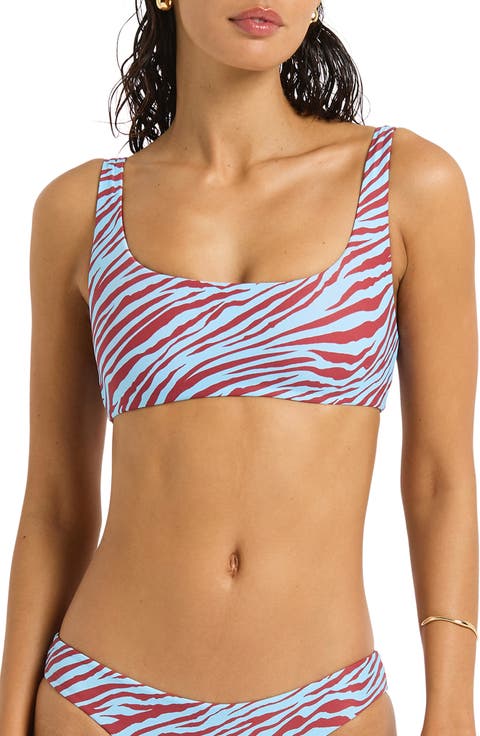 Quinn Reversible Crop Bikini Top