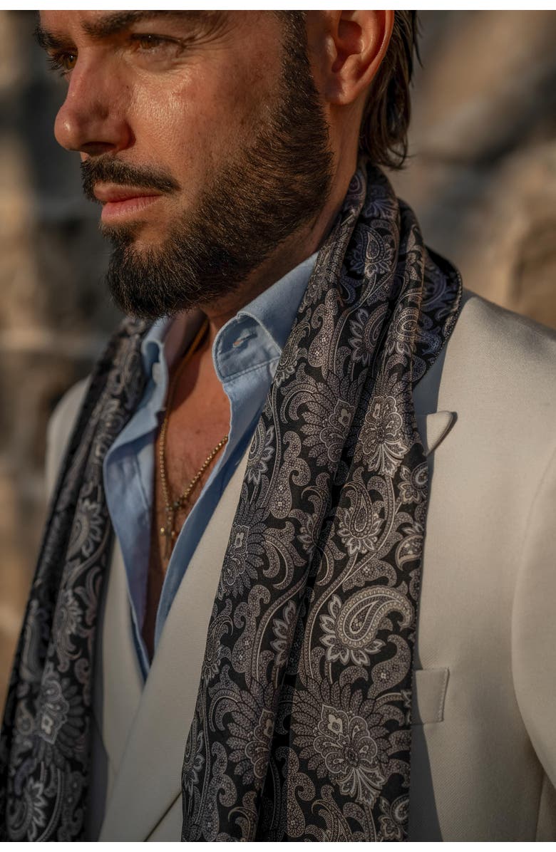 Elizabetta Pasquino - Silk Scarf for Men, Alternate, color,