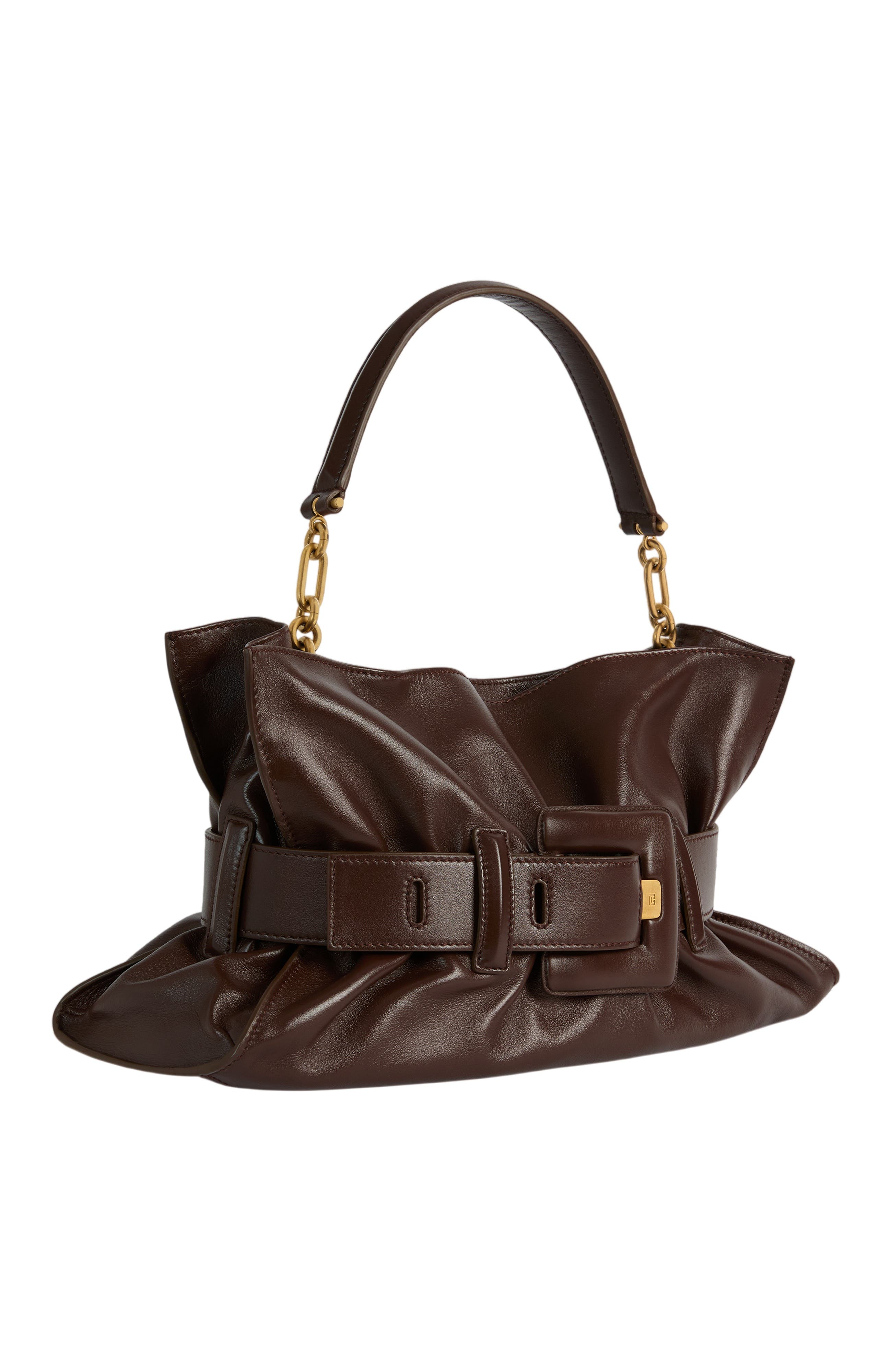 Anthem Medium Bag in Smooth Leather, Alternate, color, dark brown