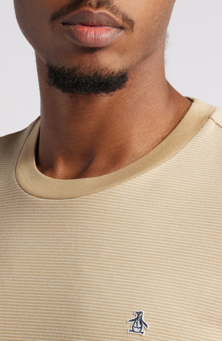 Original Penguin Stripe Cotton T-Shirt, Alternate, color, 