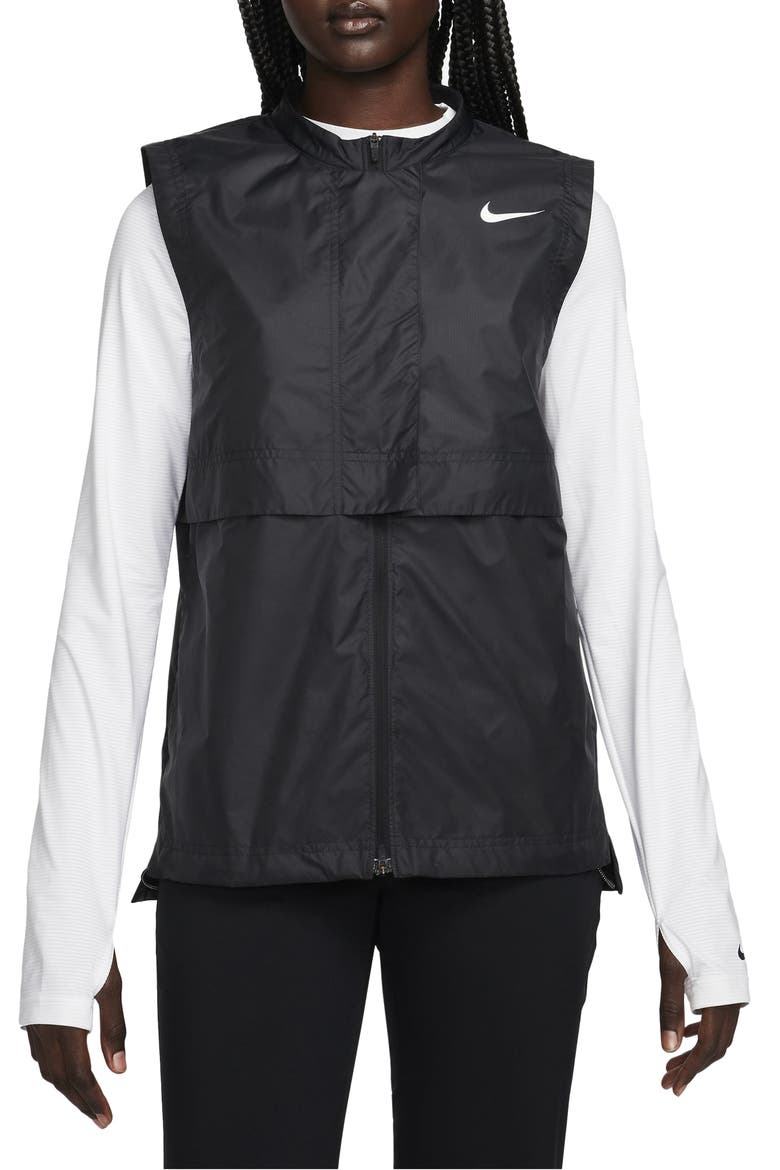 Tour Repel Golf Vest, Main, color, 010 BLACK/WHITE