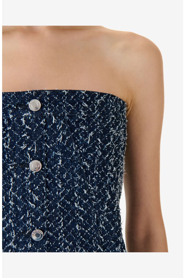 Vanny Denim Top, Alternate, color, Denim Curl