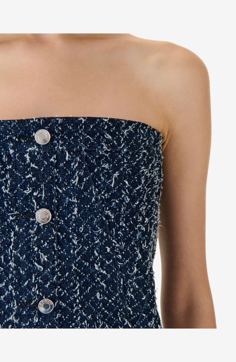 IRO Vanny Denim Top, Alternate, color, Denim Curl