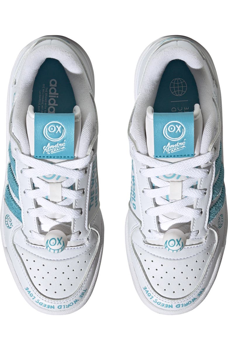 adidas x André Saraiva Kids' Forum Low Sneaker, Alternate, color,