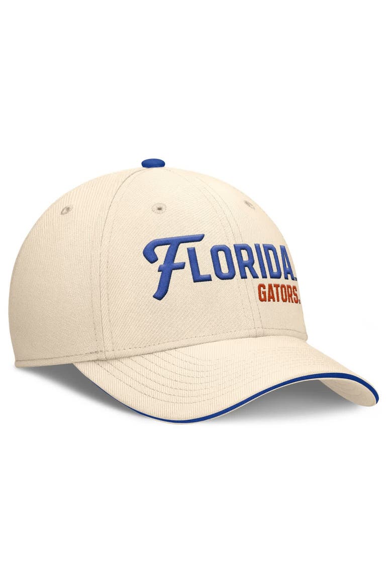 Men's Jordan Brand Natural Florida Gators 2026 Primetime Swooshflex Hat, Alternate, color, Natural