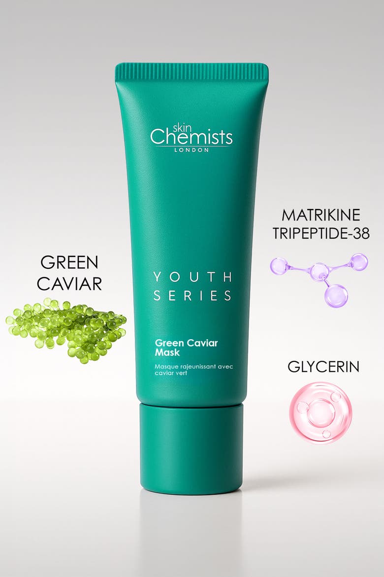 Green Caviar Mask 50ml for Fine Lines & Wrinkles, Anti-Aging, Alternate, color, White