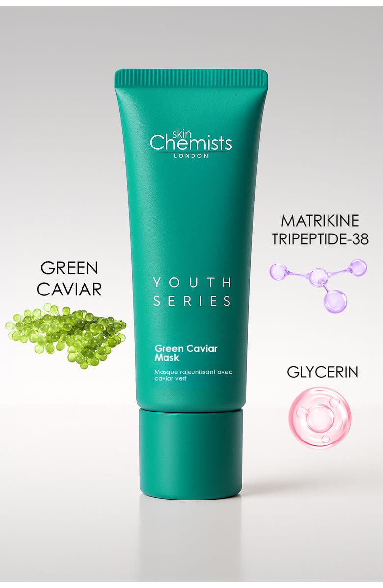 SKINCHEMISTS Green Caviar Mask 50ml, Alternate, color, White