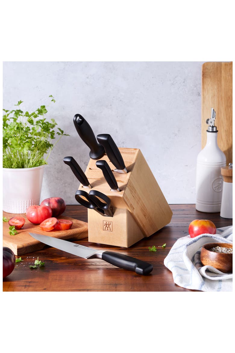 Four Star 7-Piece Knife Set, Alternate, color, NATURAL