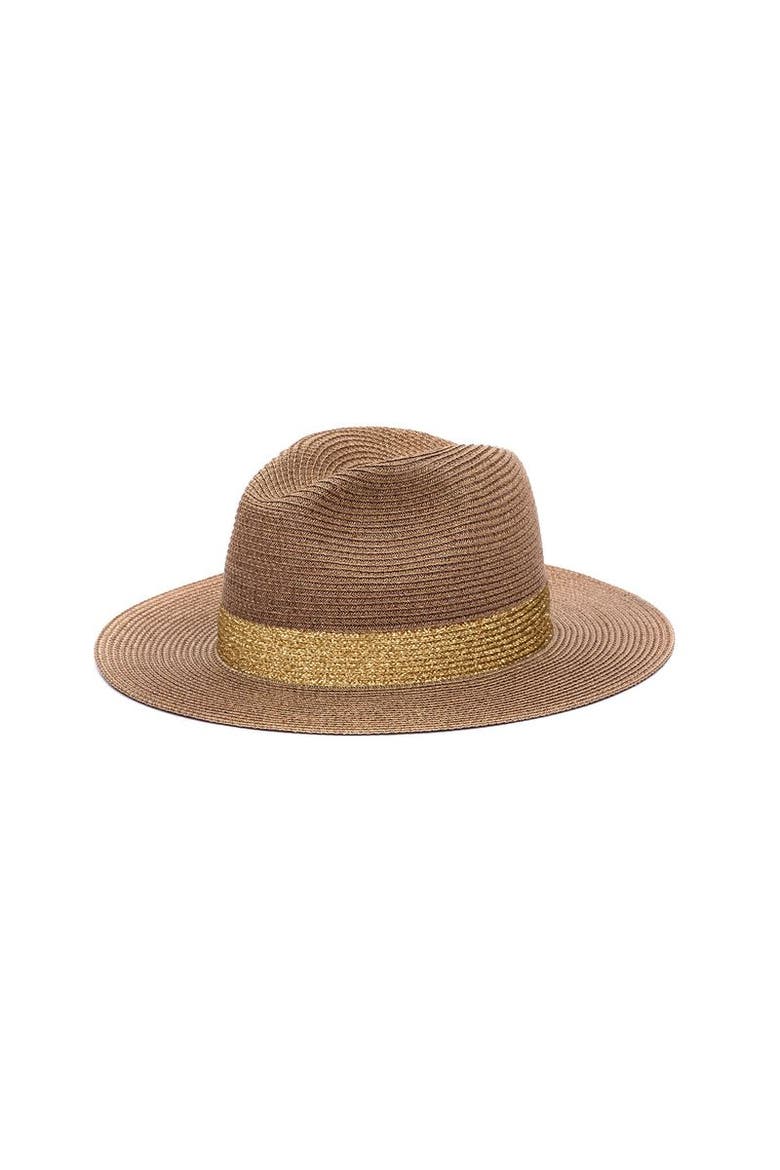 Portofino Straw Hat Gold, Main, color, Gold