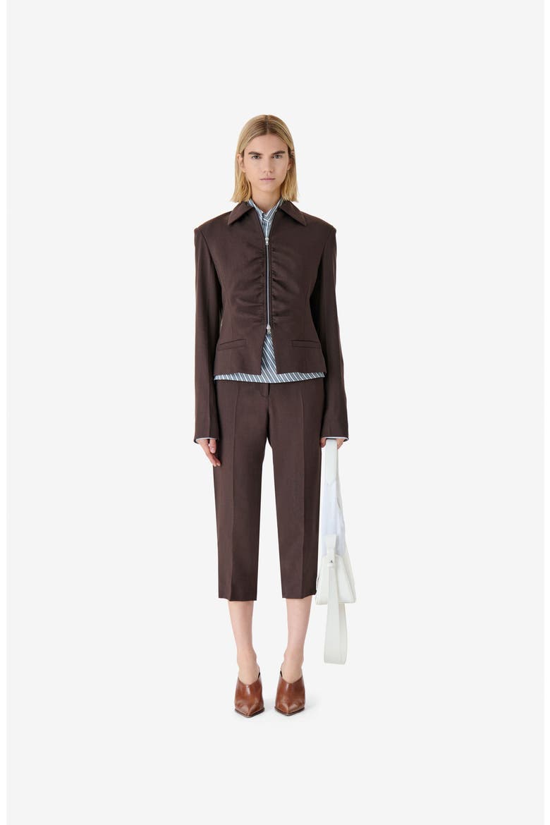 Helvina Jacket, Main, color, Dark Brown