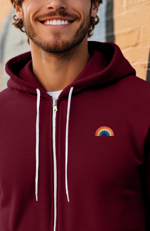 DALIX DALIX RAINBOW ZIP HOODIE 