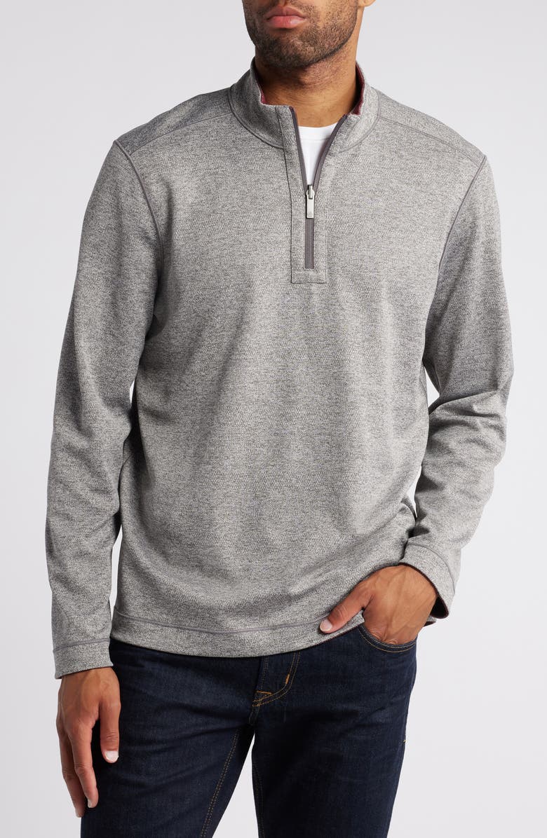 Johnston & Murphy XC4<sup>®</sup> Reversible Performance Pullover, Alternate, color, Burgundy