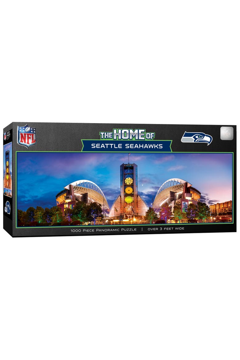 Seattle Seahawks 1000pc Panoramic Puzzle, Main, color, Multicolor