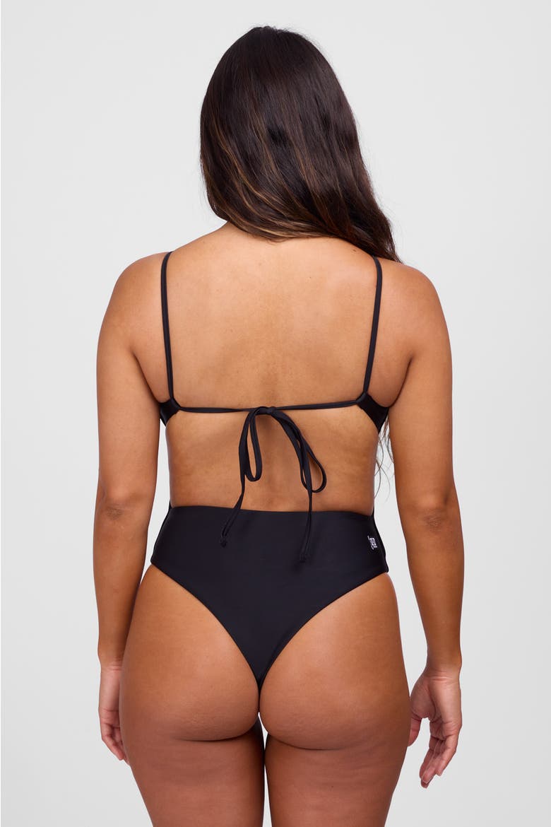Vanessa Surf One Piece, Alternate, color, Black