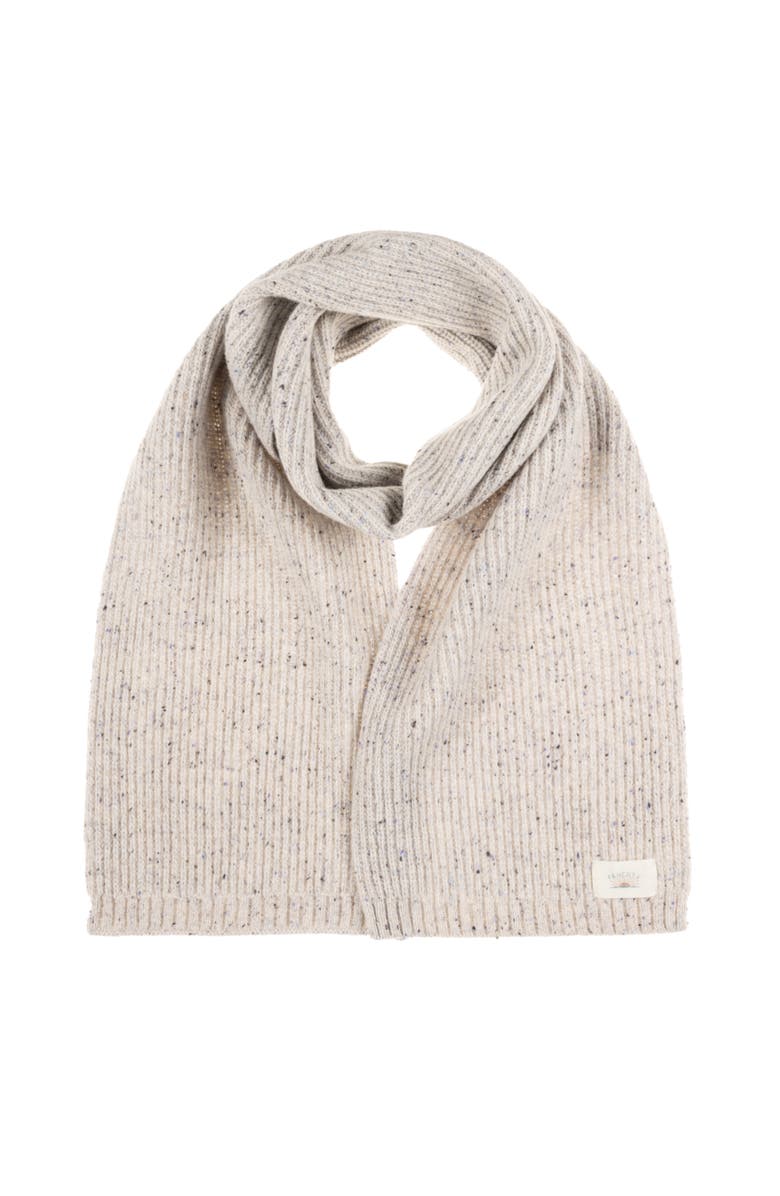 Faherty Cabin Nep Scarf, Alternate, color, Oatmeal