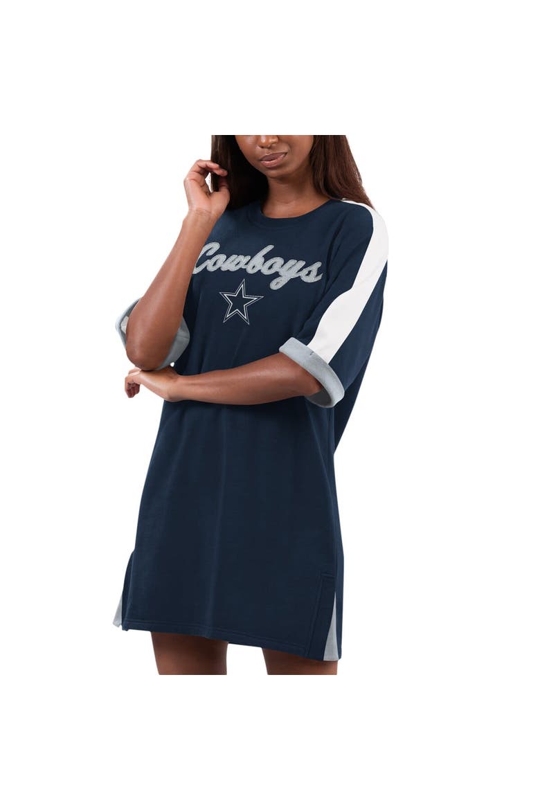 Women's G-III 4Her by Carl Banks Navy Dallas Cowboys Flag Sneaker Dress, Alternate, color, Navy
