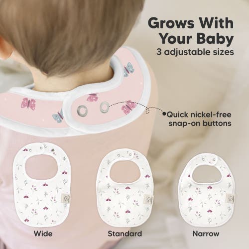 KEABABIES KEABABIES 8-PACK BABY DROOL BIBS