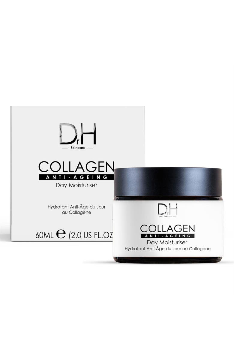 Dr H Collagen Anti-Ageing Day Moisturiser for Youthful & Hydrated Skin 60ml, Alternate, color, White